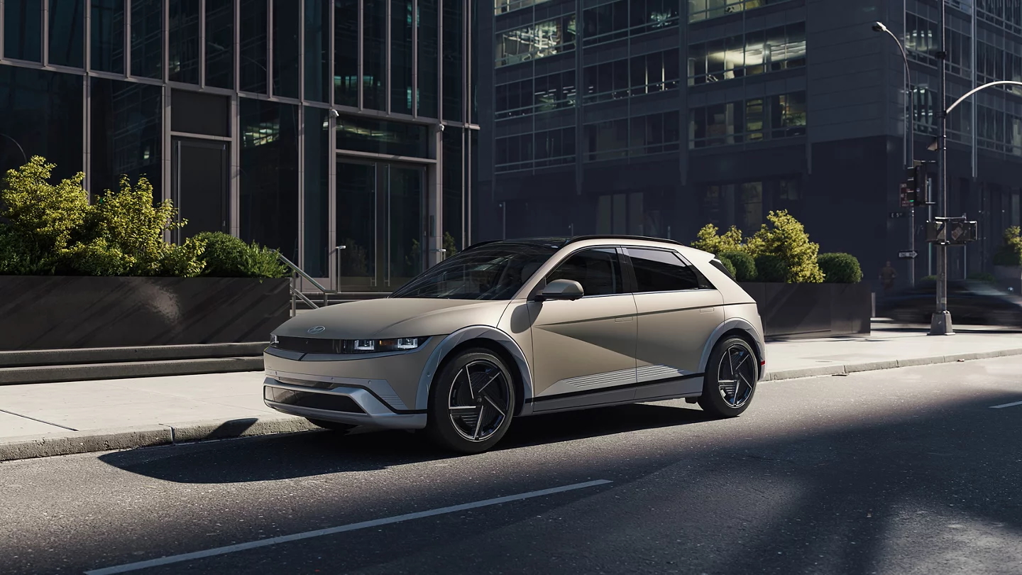 2026 Hyundai IONIQ 5 parked in the city