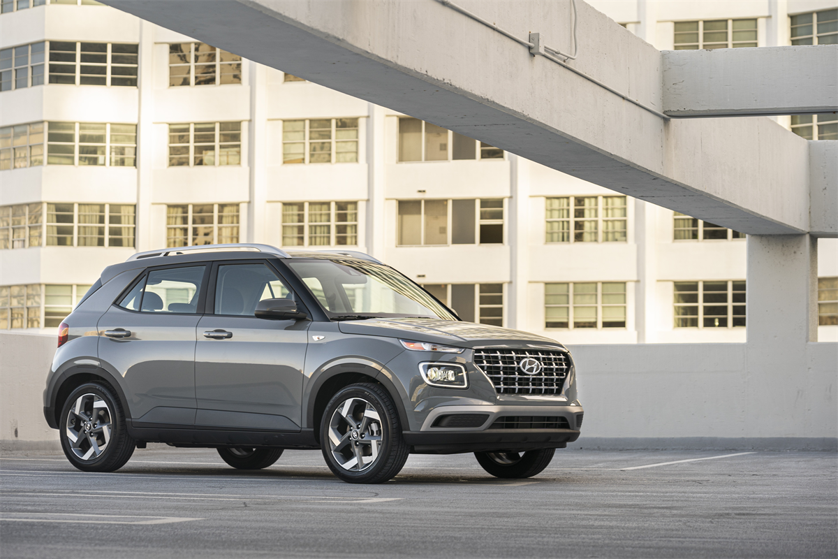 Silver 2026 Hyundai Venue available at Jerry V's Hyundai.