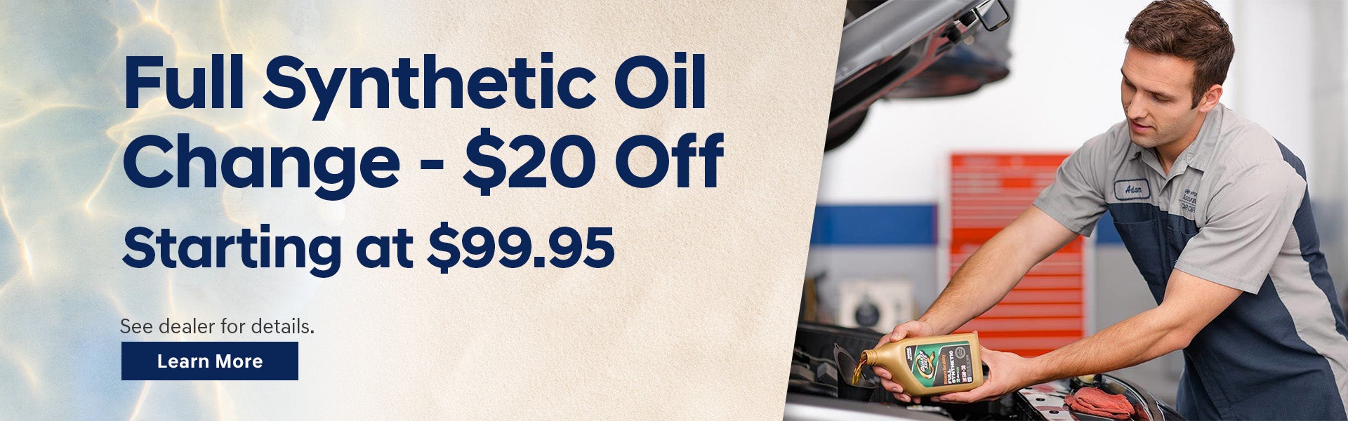 Full Synthetic Oil Change - $20 Off